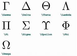 Image result for All-Greek Math Symbols