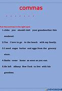 Image result for Comma and Semicolon Practice Worksheet