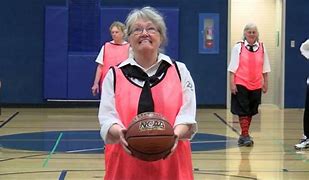 Image result for Old Lady at NBA Games