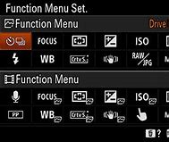 Image result for Sony Function Menu