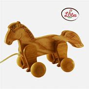 Image result for Wooden Animal Pull Toys