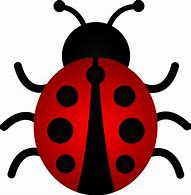 Image result for Red Ladybug Clip Art