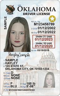 Image result for Oklahoma Real ID Learner Permit