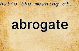 Image result for abrogad