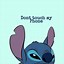 Image result for cartoons don t touch my phones sticker