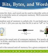 Image result for Bit/Byte Word Pic