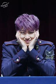 Image result for BTS RM Purple Hair