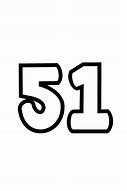 Image result for 51 Number Drawing
