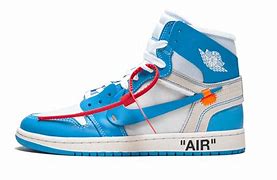 Image result for Off White X Air Jordan 1 UNC