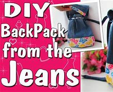 Image result for DIY Mini Jeans Backpack