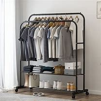 Image result for Clothes Rack On Casters
