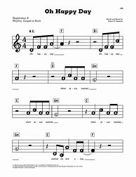 Image result for OH Happy Day Piano Sheet Music