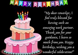 Image result for Birthday Message for CoWorker