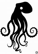 Image result for Octopus Silhouette Line Art