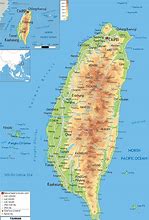 Image result for Taiwan Island Map