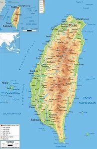 Image result for Taiwan Map Cities
