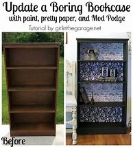 Image result for Decoupage Bookcase
