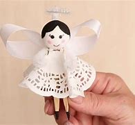 Image result for Clothespin Angel Ornament