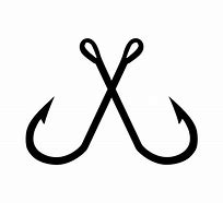 Image result for Cross and Fish Hook