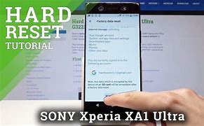 Image result for Sony Xperia X-A1 Factory Reset