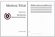 Image result for Free Handbook Template Microsoft Word