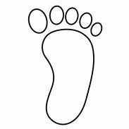 Image result for Right Foot Outline