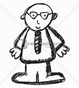 Image result for Businessman Cartoon Black and White