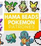 Image result for Patrones De Hama Beads Pokemon