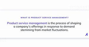 Image result for Product Service Management Definition
