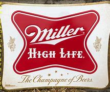Image result for Miller Beer Black Sign