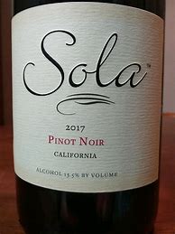Image result for Sola Pinot Noir
