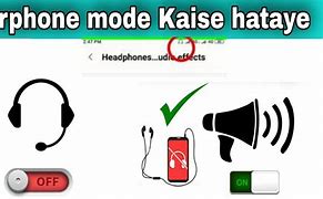 Image result for Earphone Mode Off