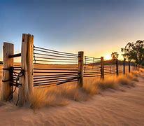 Image result for Post and Rope Fence