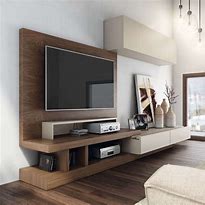 Image result for White Contemporary TV Wall Units