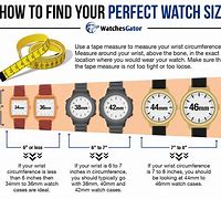 Image result for 40Mm Watch Size Chart