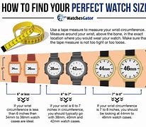 Image result for Watch Size Guide
