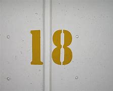 Image result for Yellow Number 18