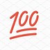 Image result for W Instead of 100 Emoji