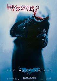 Image result for Joker Why so Serious Poster