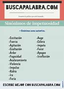 Image result for impetuosidad