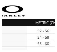 Image result for oakley snowboard helmets sizing charts