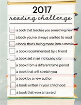 Image result for Reading Challenge Ideas