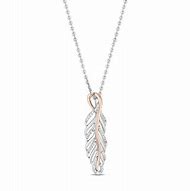 Image result for Rose Gold Feather Necklace