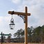 Image result for Street Lamp Wood Post