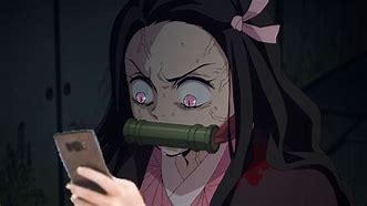 Image result for Anime Characters Looking at Phone Meme
