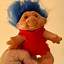 Image result for Blue Hair Troll Doll
