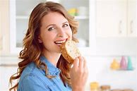 Image result for Woman Eating Bread