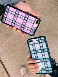 Image result for 7 Wildflower Blue Plaid iPhone Case