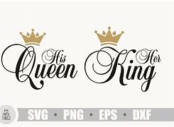 Image result for King and Queen Couple SVG