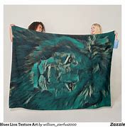 Image result for Blue Style Lion Blanket